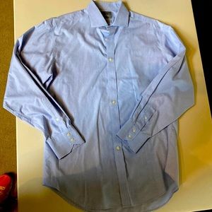 Thomas Dean Mens dress shirt blue